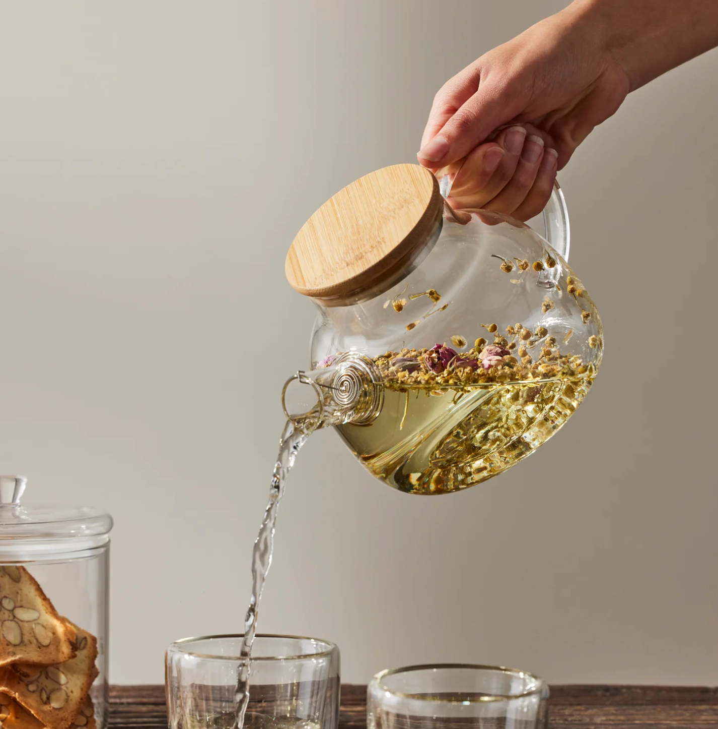 Frankie Glass Teapot with Filter - Clear