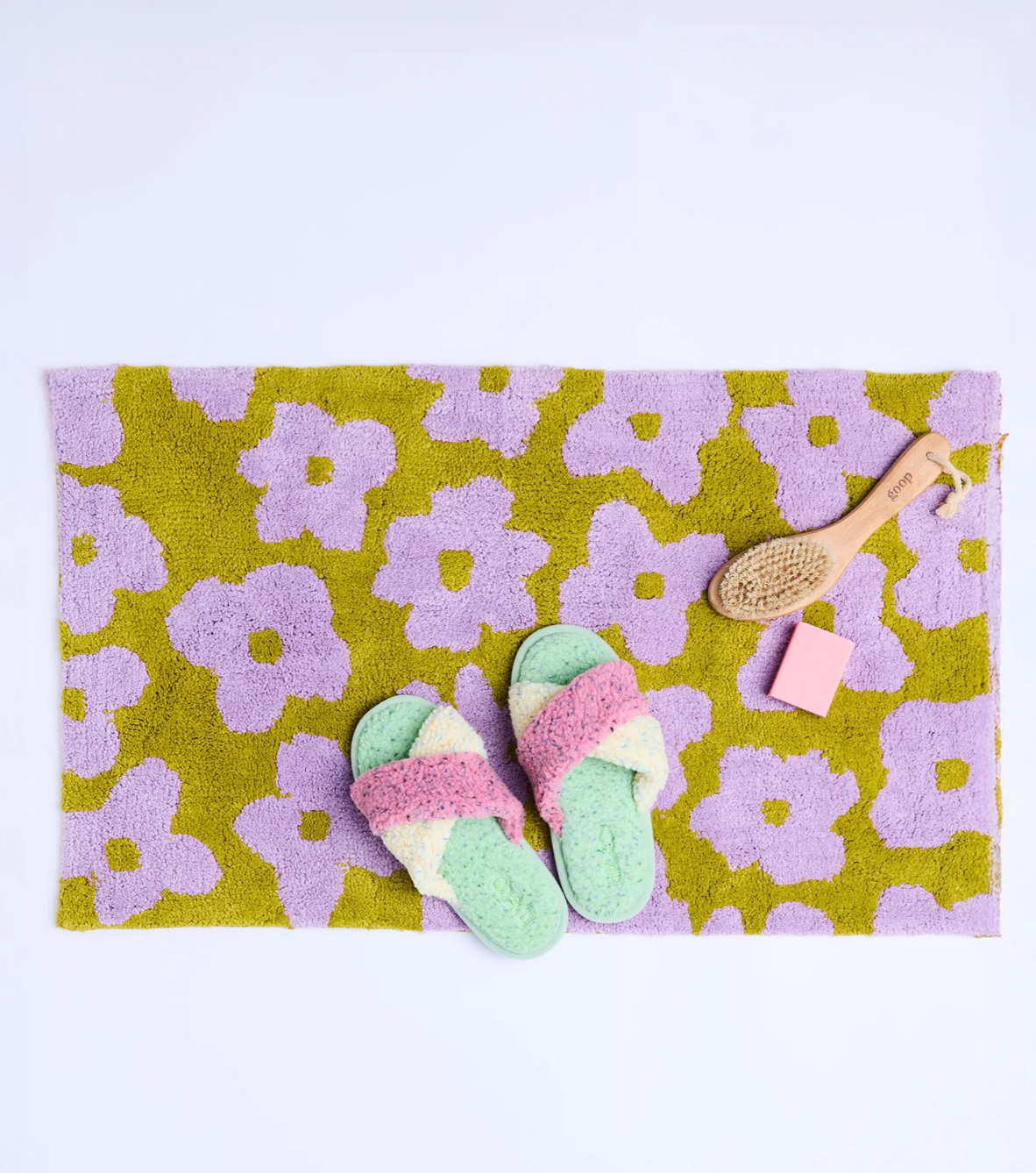 Big Flower Bath Mat