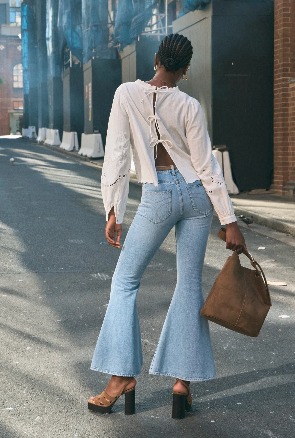 Stephanie Blouse Embroidered - White