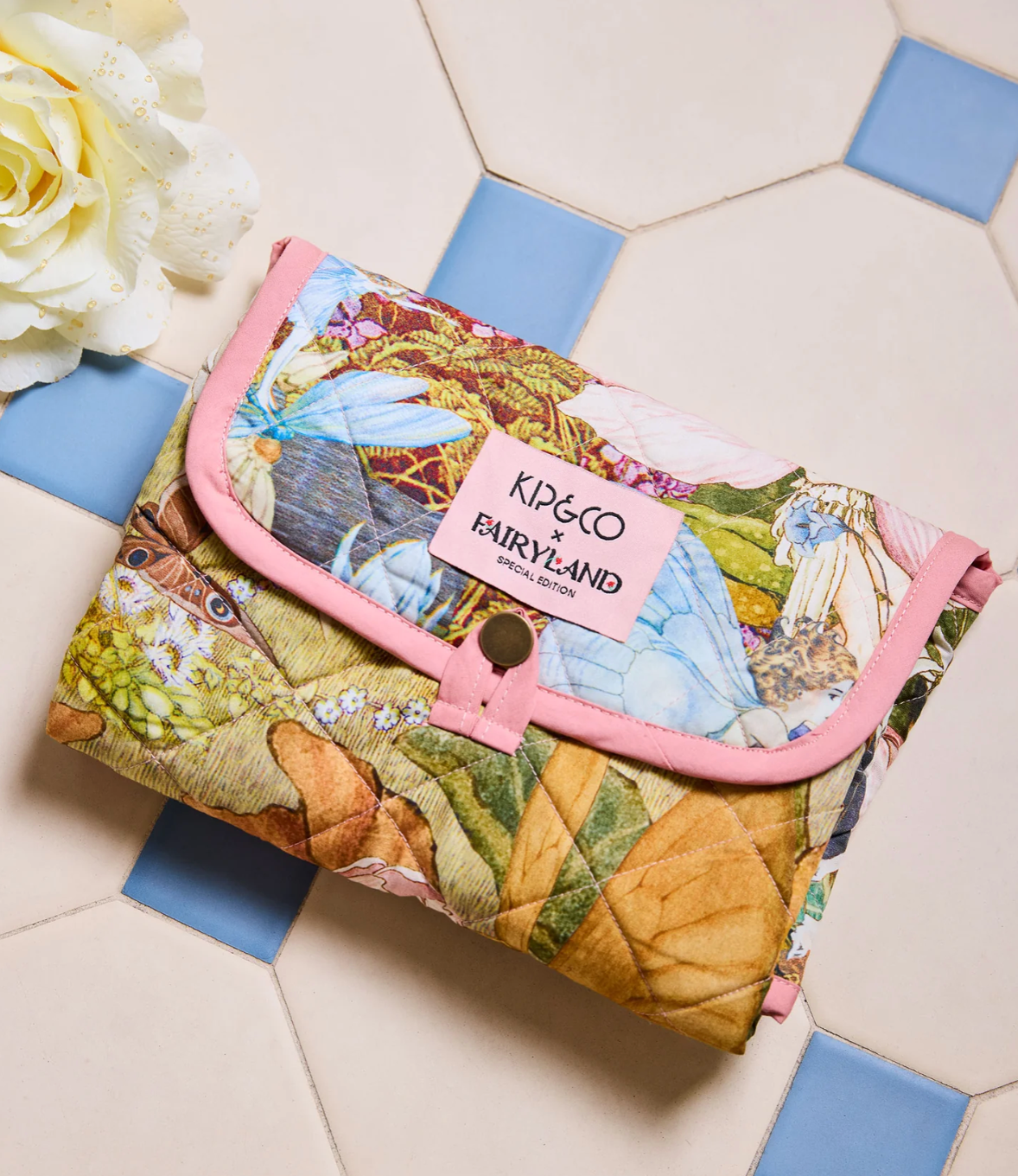 Baby Change Mat - Fairyland Fairy Garden