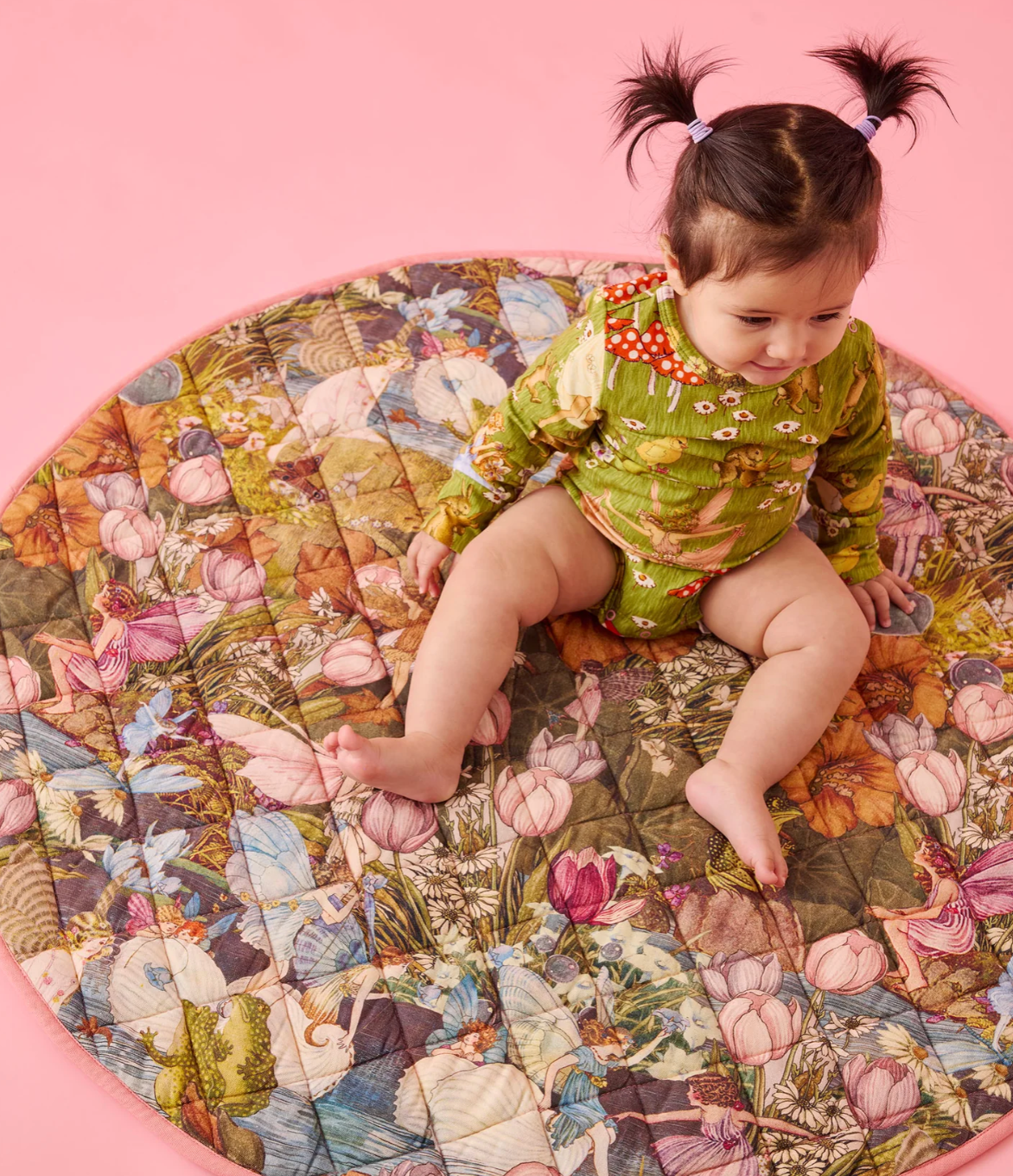 Fairyland Fairy Garden - Quilted Play Mat