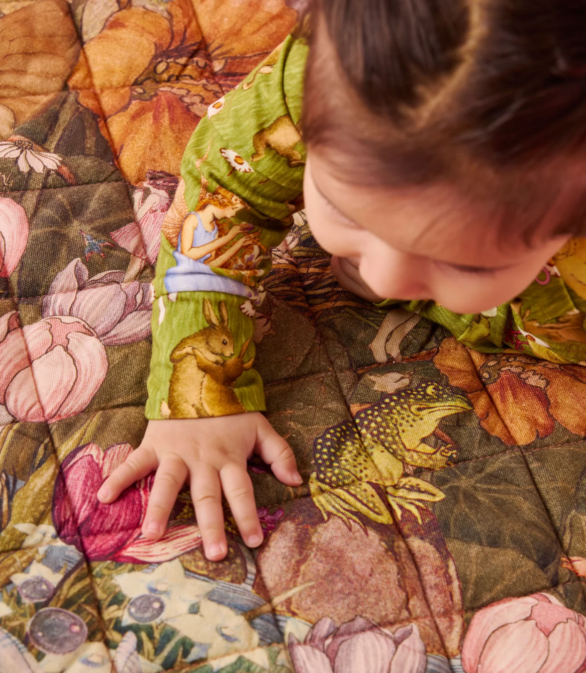 Fairyland Fairy Garden - Quilted Play Mat