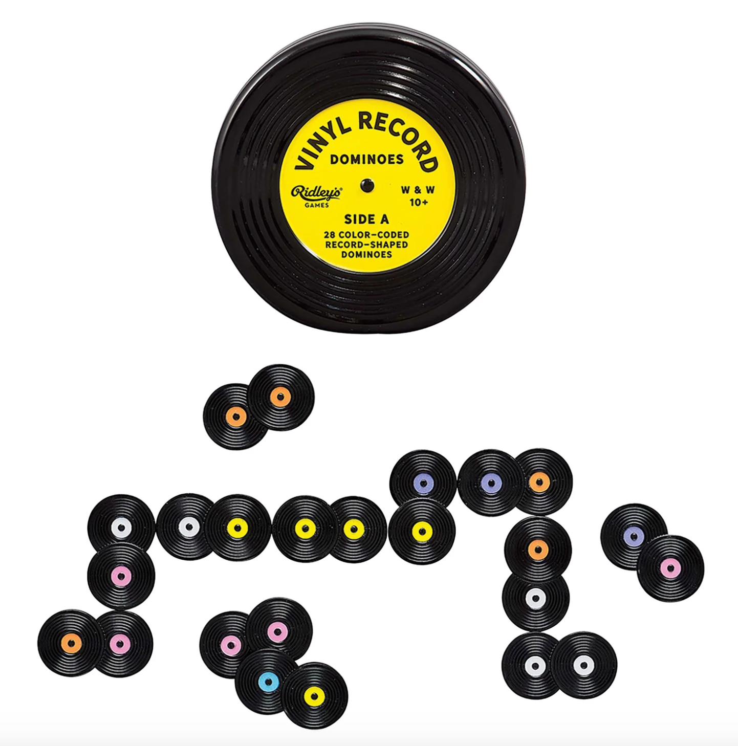 Vinyl Record Dominoes