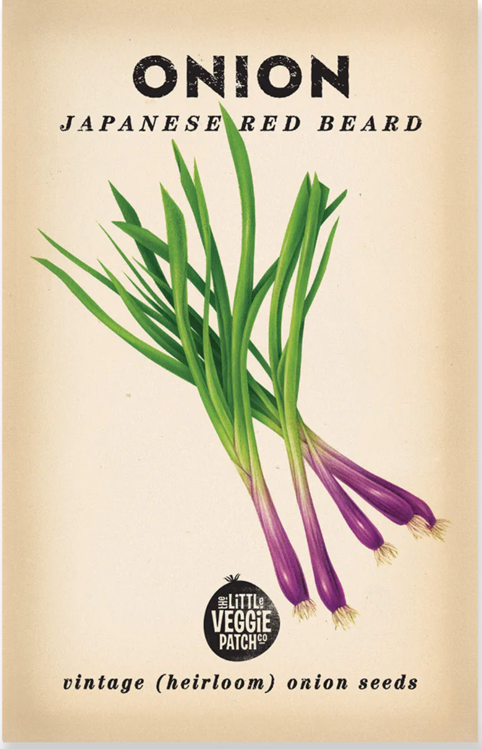 Onion "Japanese Red Beard" Heirloom Seeds