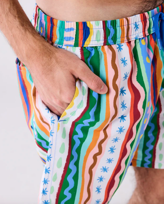 Beach Patterns Men's Boardies