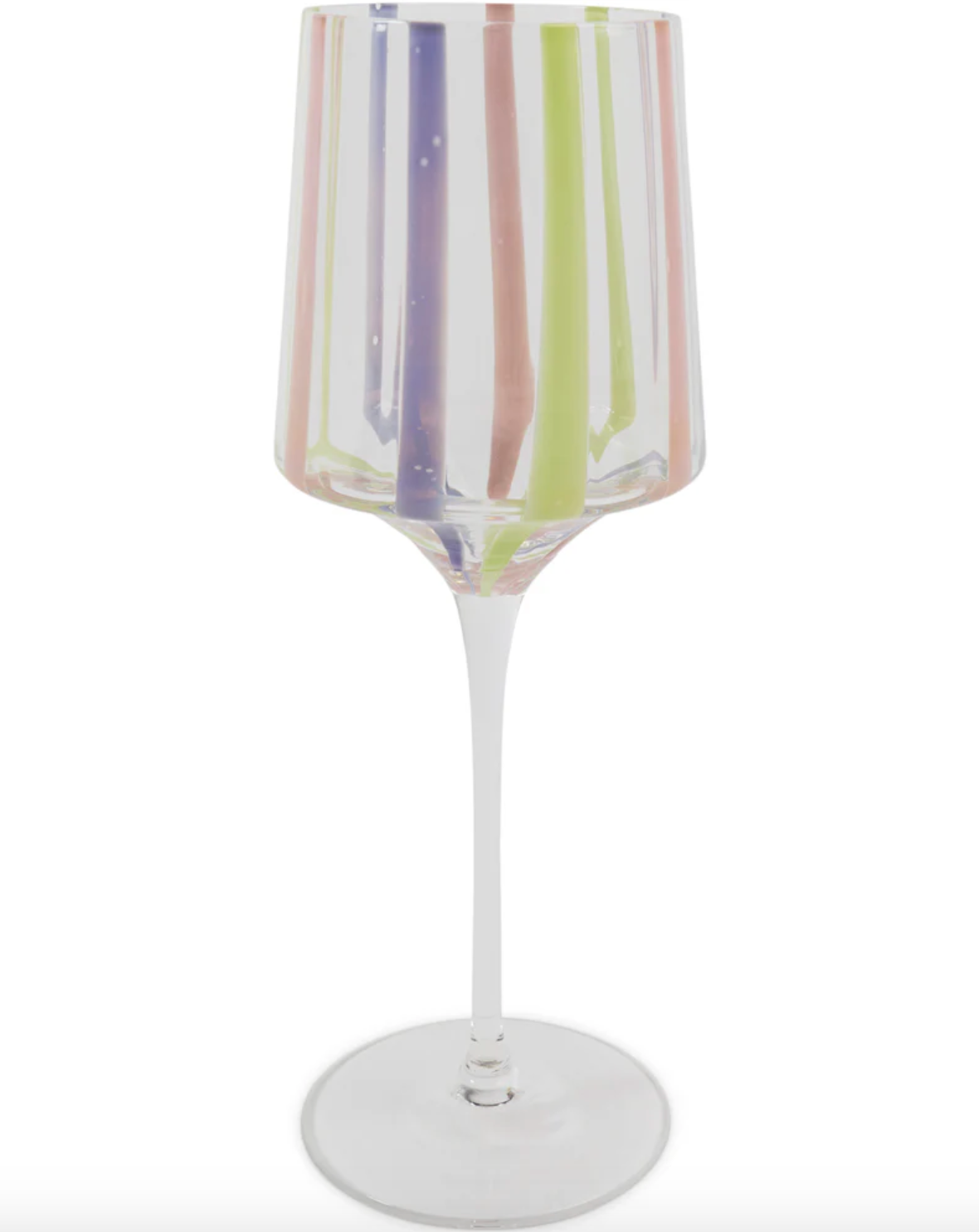 Neptune Stripe Wine Glass 2P Set - Click and Collect item only
