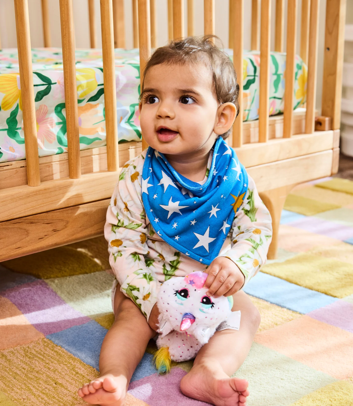 Happy Stars Organic Cotton Dribble Bib Set