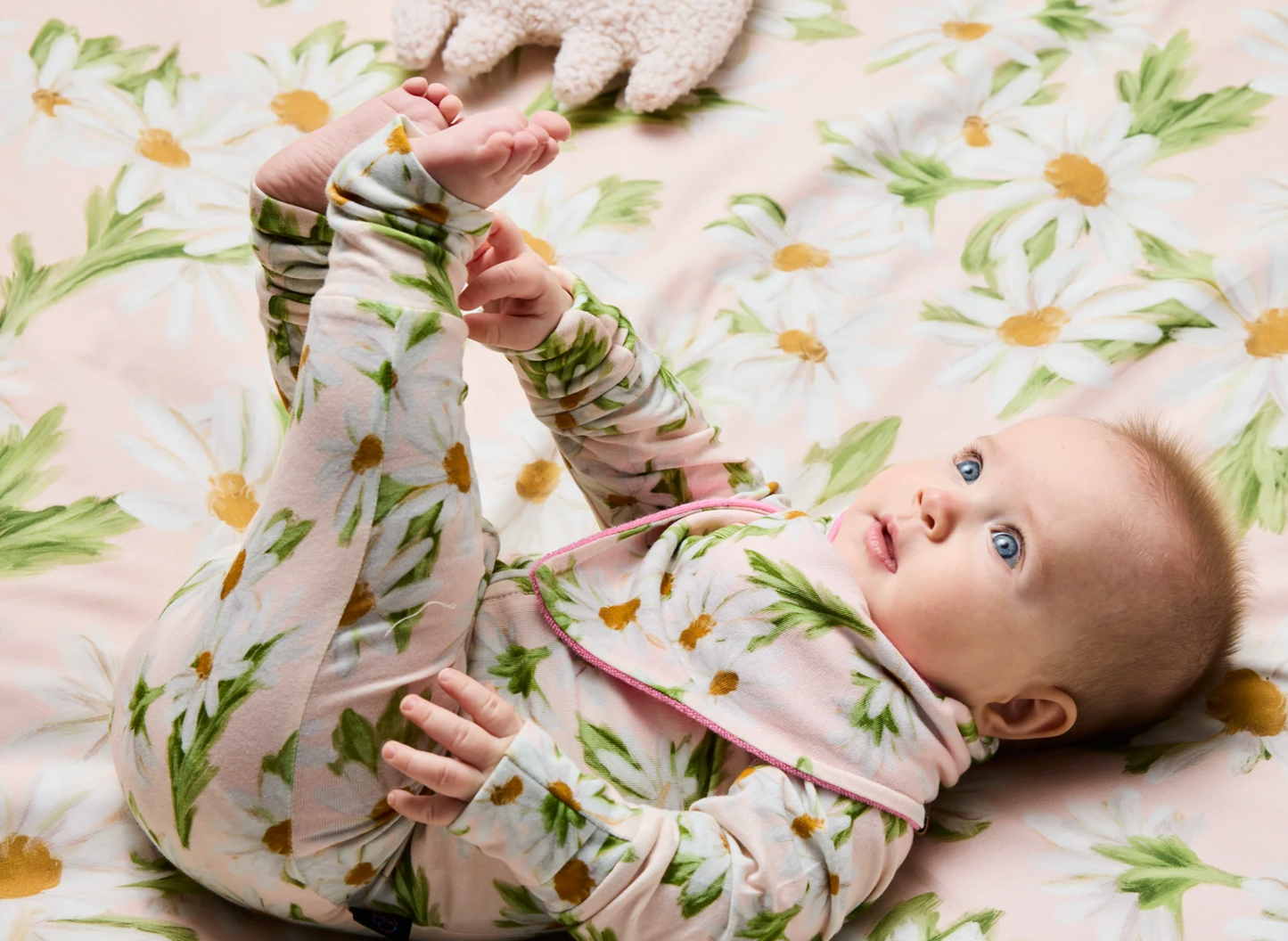 Sweet Flowers Organic Cotton Dribble Bib Set