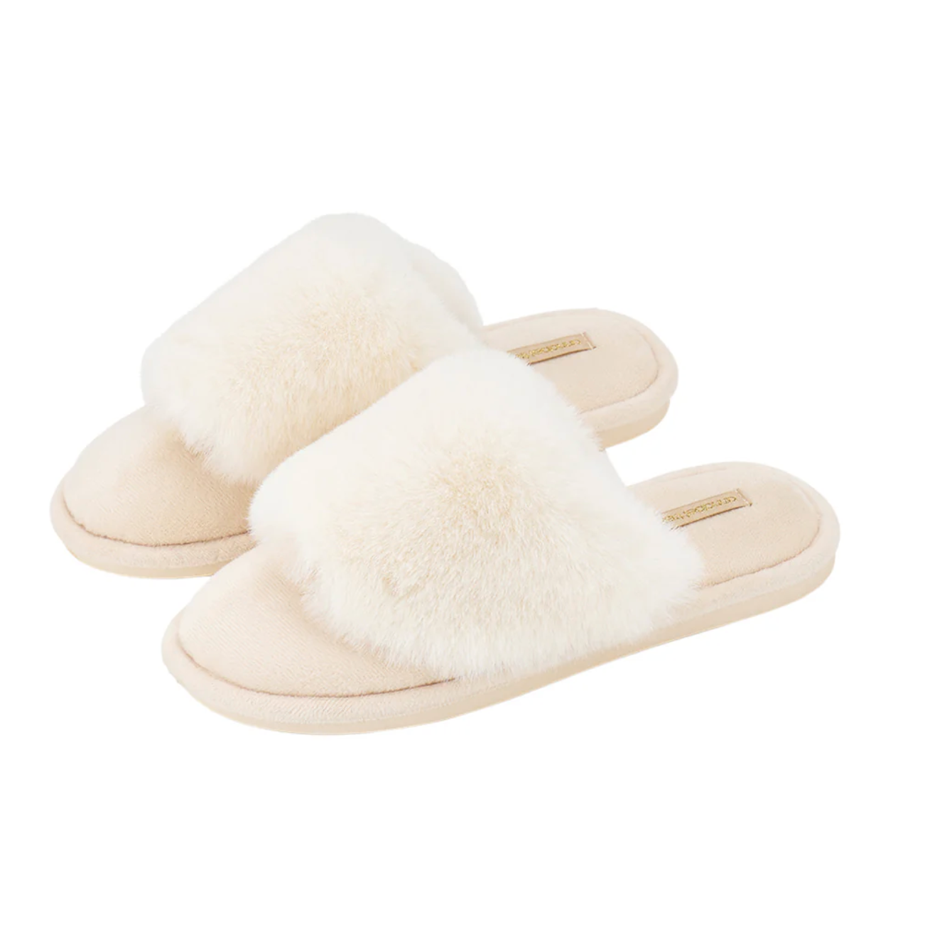 Cosy Luxe - Ivory Slippers