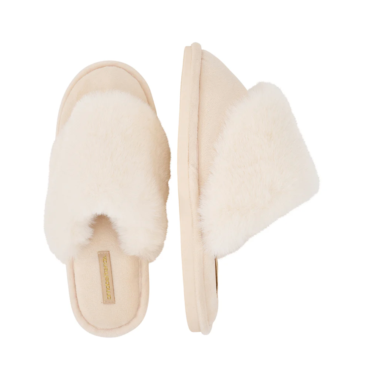 Cosy Luxe - Ivory Slippers