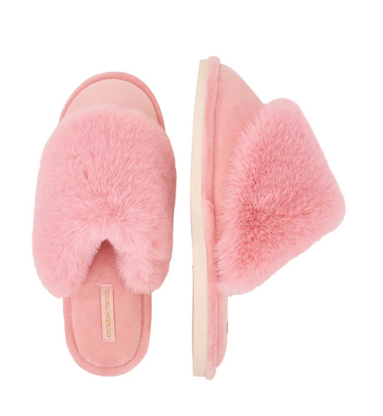 Cosy Luxe - Pink Lemonade Slippers