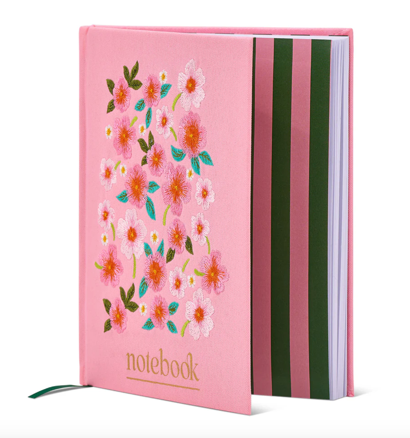 Journal Notebook - Embroidered Meadow Blush