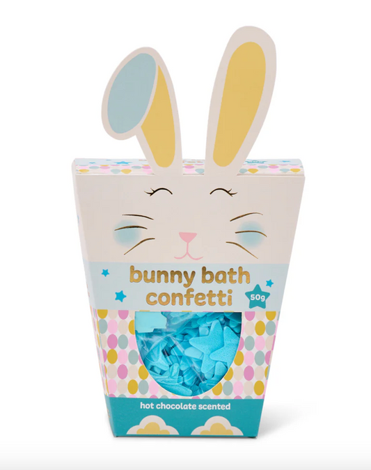 Kids Bath Confetti - Blue Bunny
