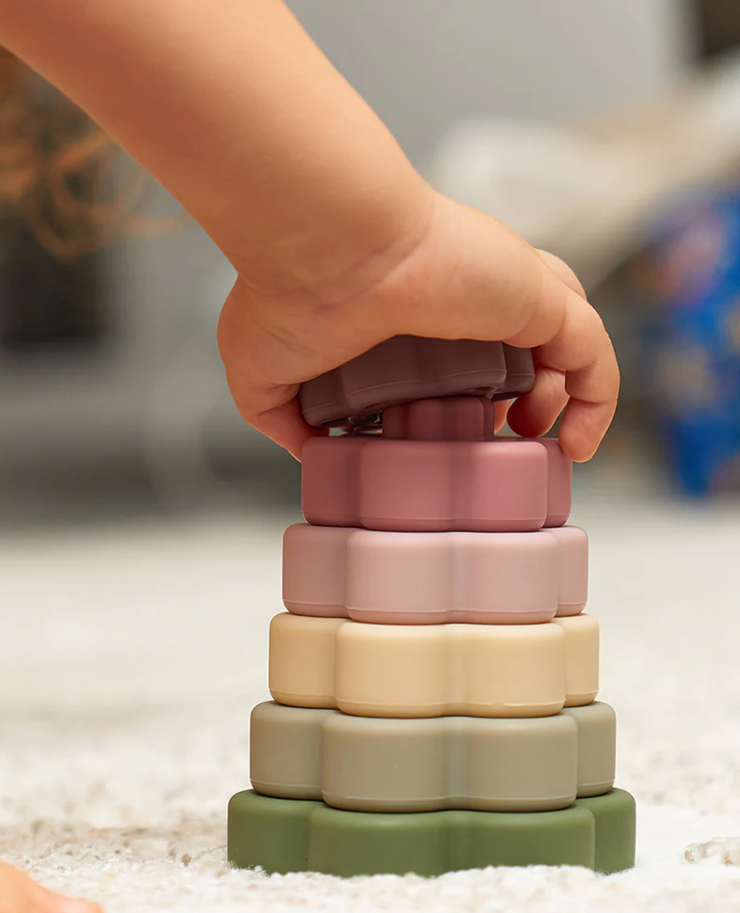 Silicone Stackable - Flower