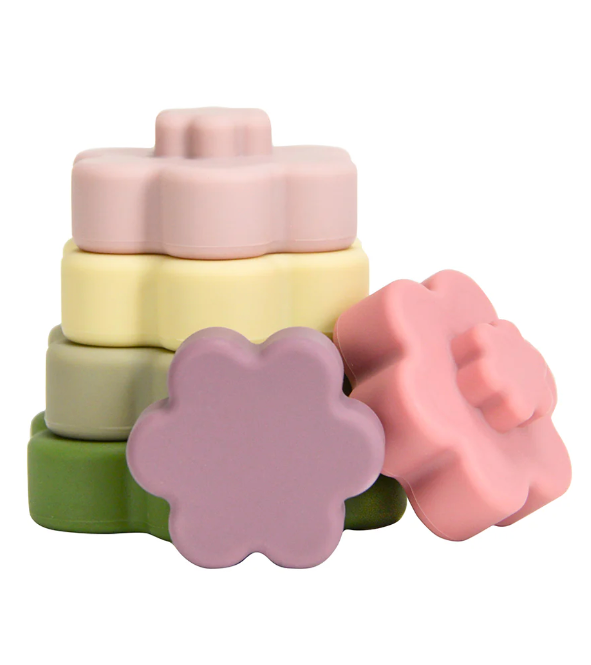 Silicone Stackable - Flower