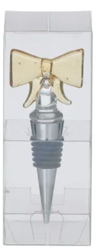 Bow Glass Bottle Stopper