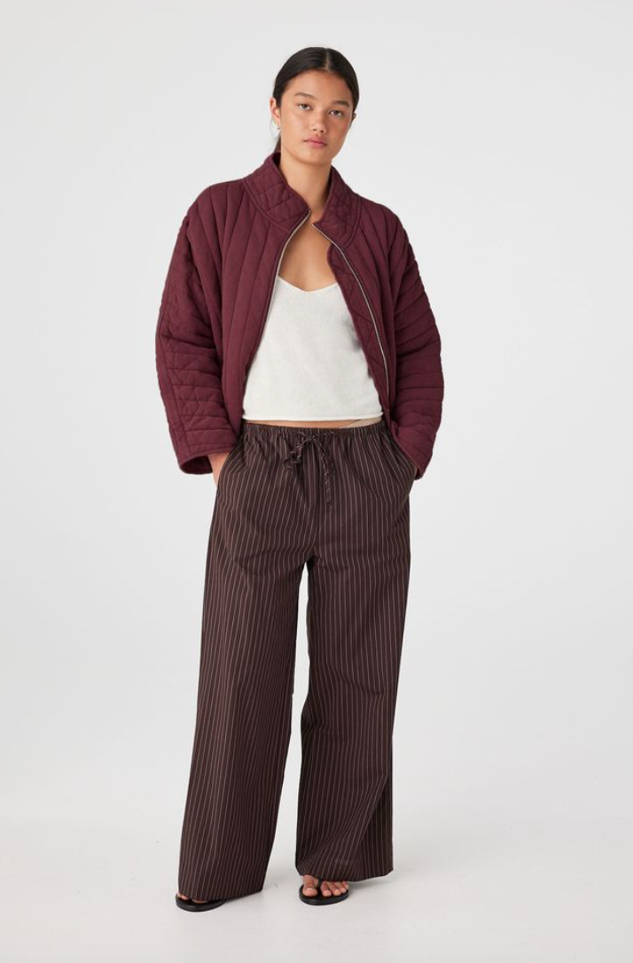 Tessa Jacket - Merlot