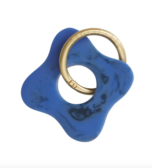 Carla Keyring - Azure