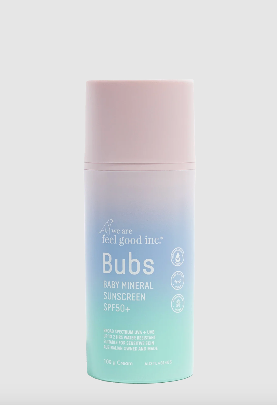 Bubs Baby Mineral Sunscreen Lotion SPF 50+ 100g