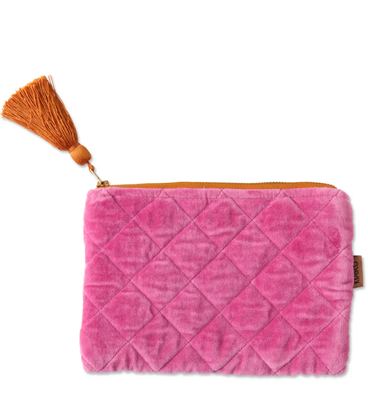 Pink Velvet Cosmetics Purse