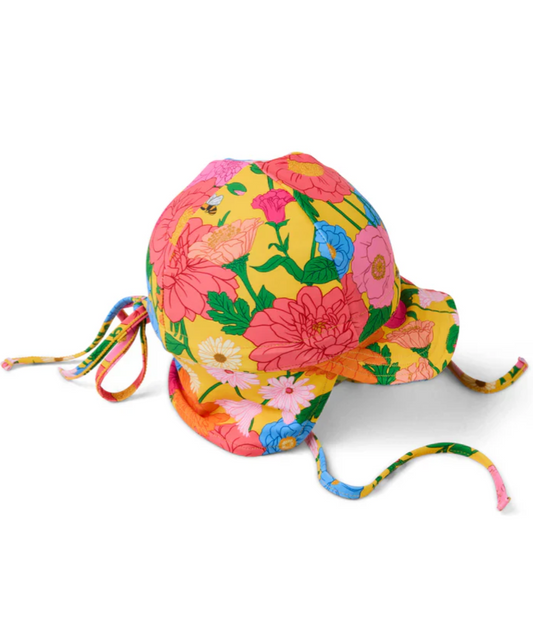 Follow The Sun Yellow Baby Swim Hat - One Size