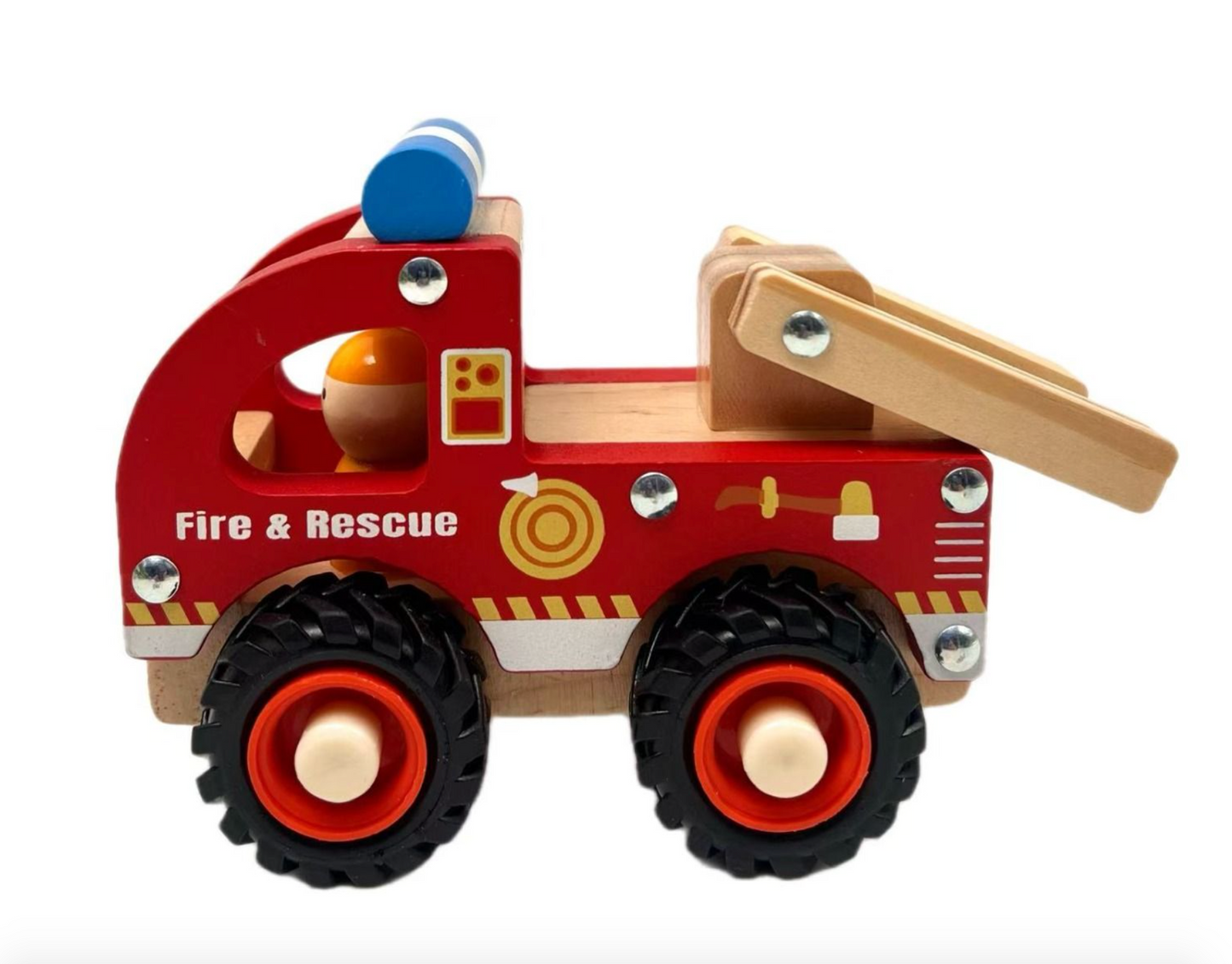 Wooden Fire Engine Toy