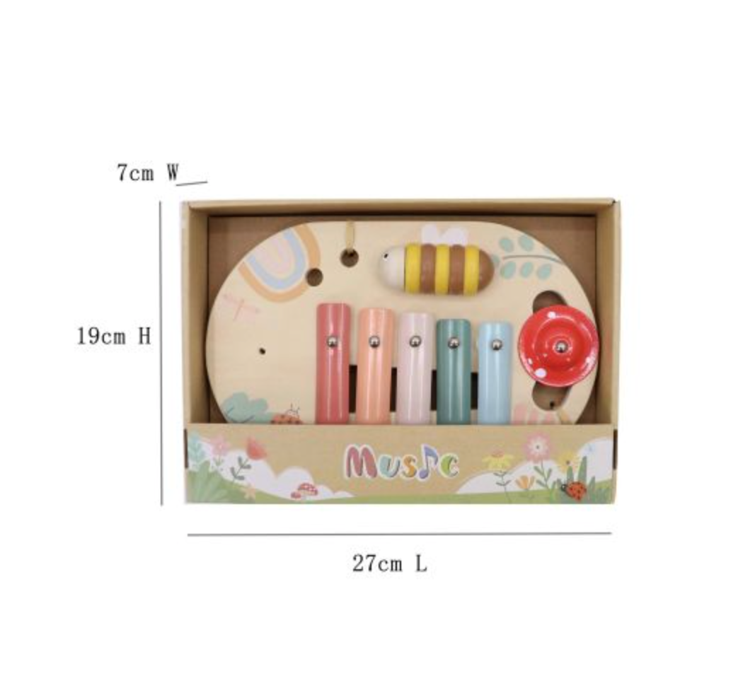 Wooden Happy Spring Musical Table