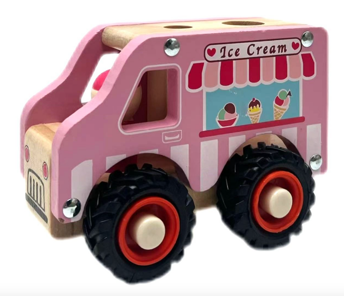 Wooden Ice Cream Van Vehicle