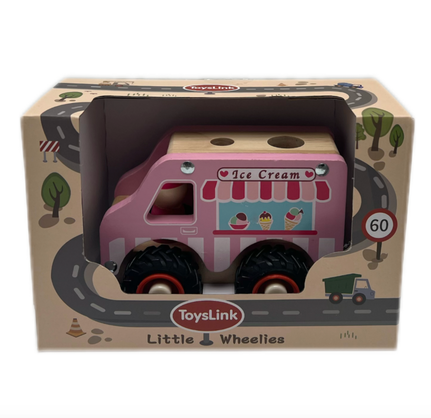 Wooden Ice Cream Van Vehicle