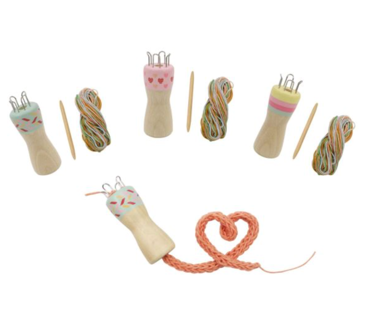 Wooden Knitting Dolls