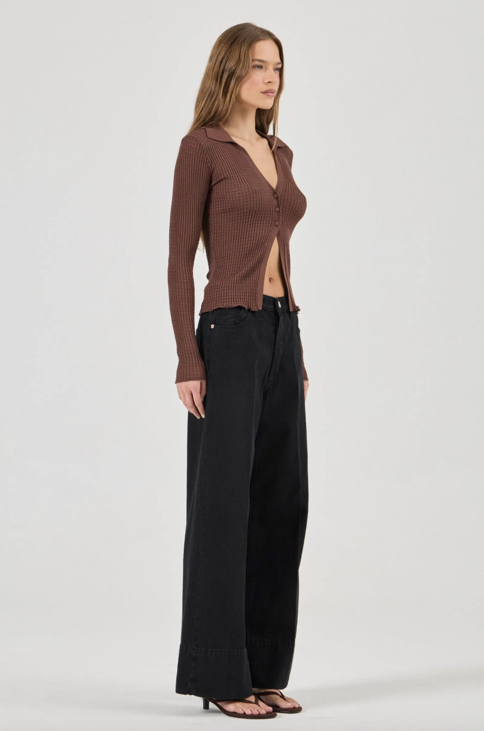Juno Knitted Shirt - Espresso