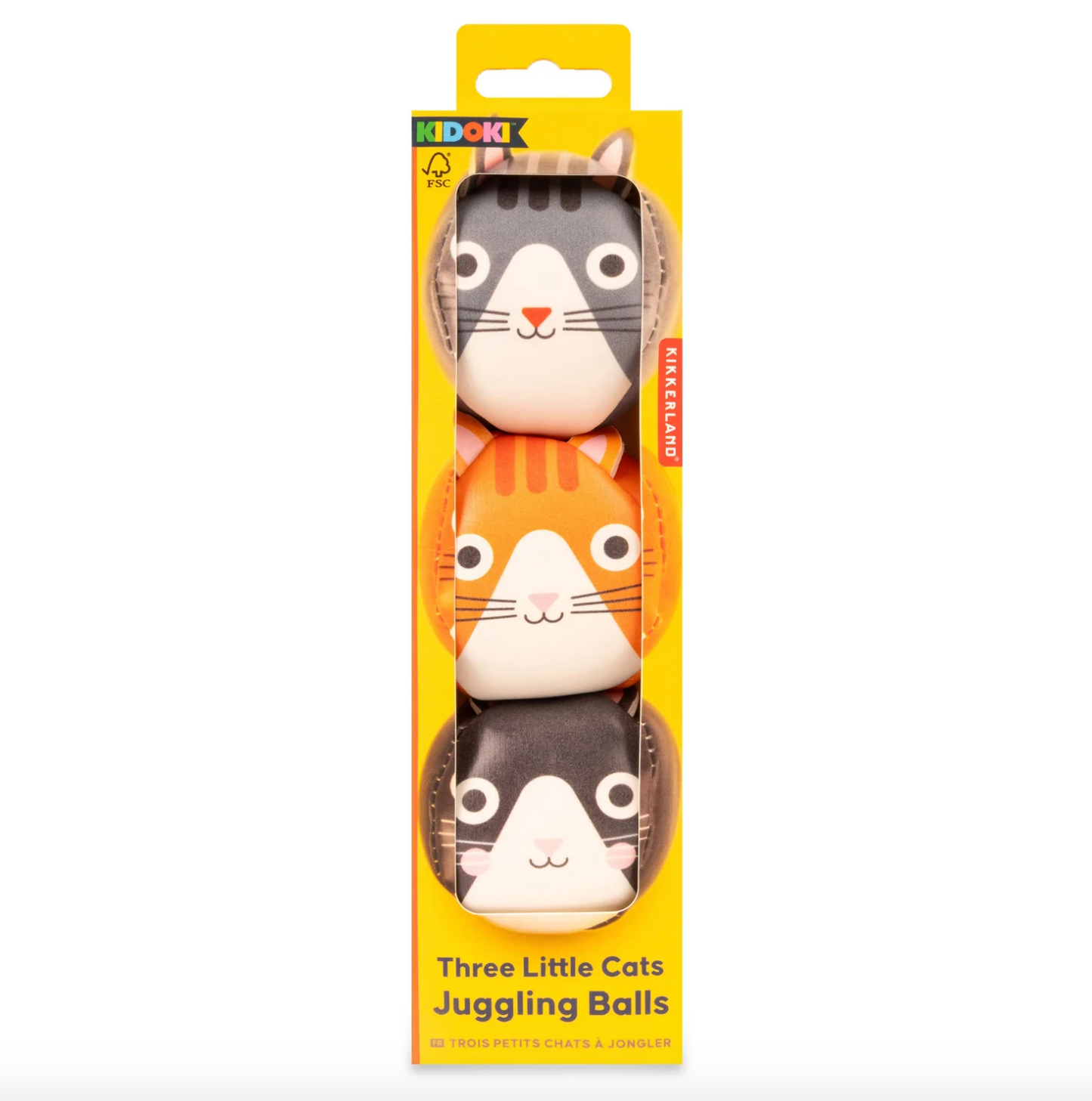 Three Cats Juggling Balls