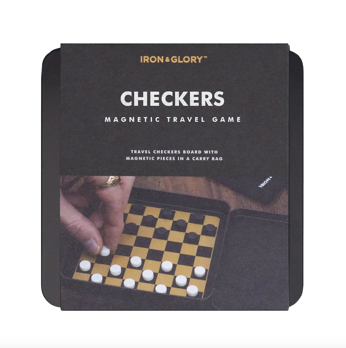 Game On Magnetic Checkers Set