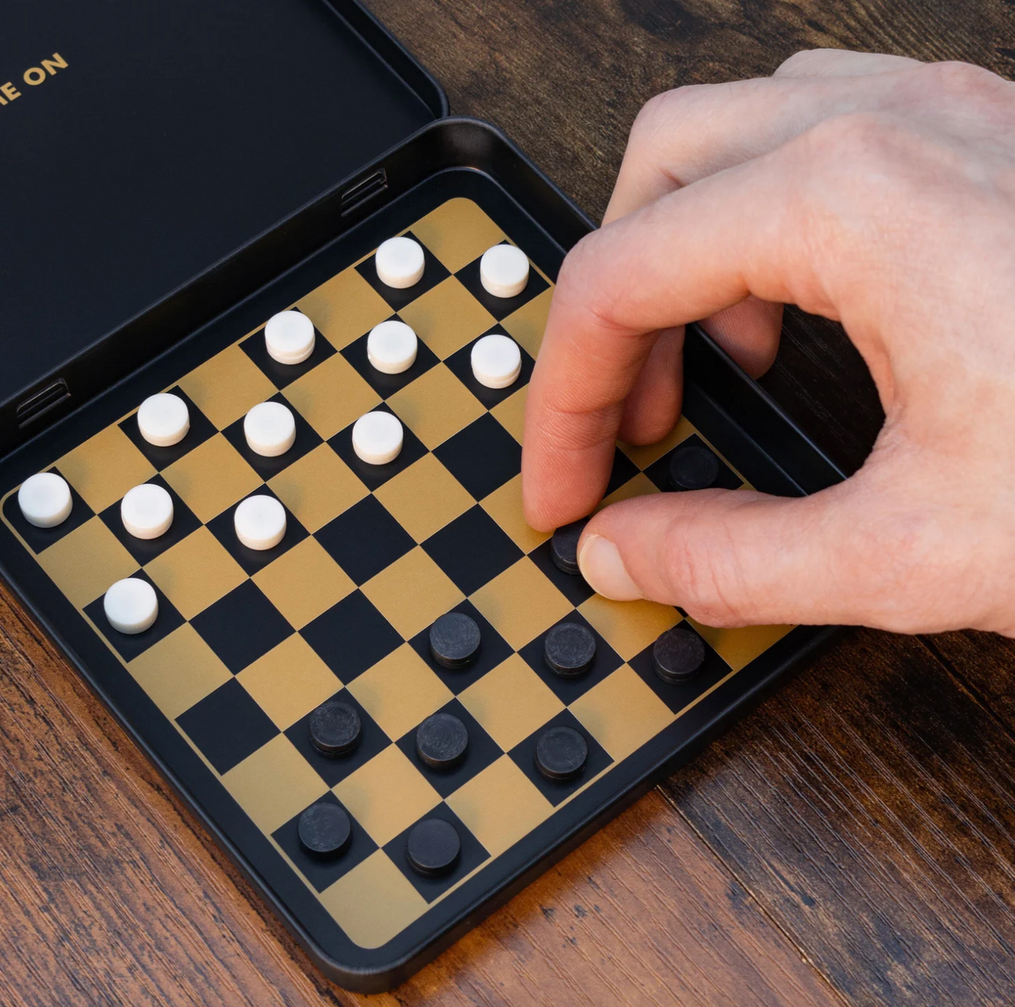 Game On Magnetic Checkers Set