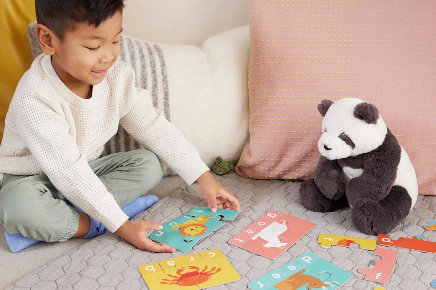 Petit Collage Spelling Puzzles