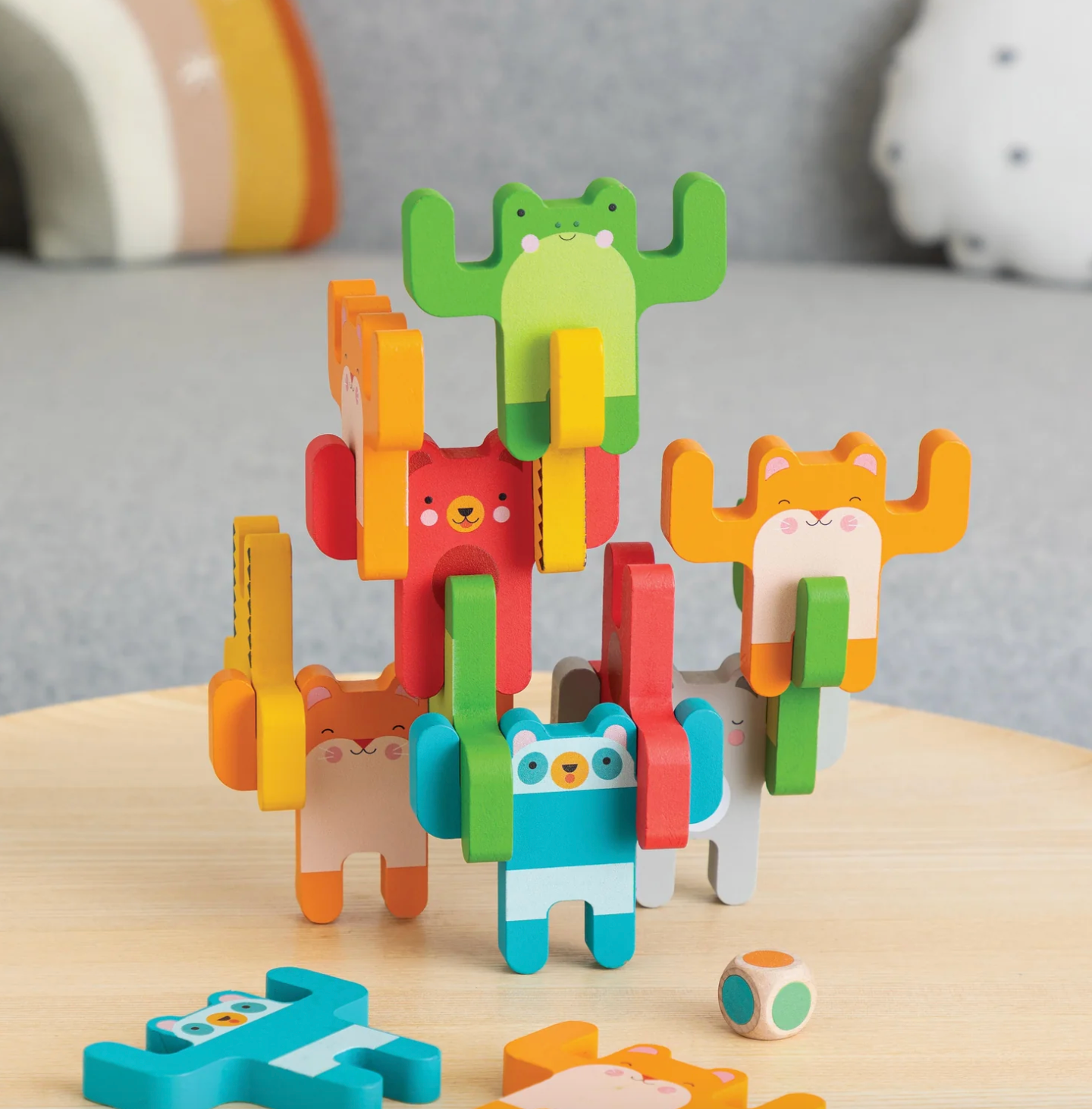 Petit Collage Animal Acrobats Balance Game