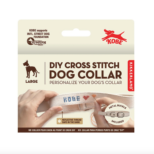 DIY Cross Stitch Dog Collar - Various Sizes