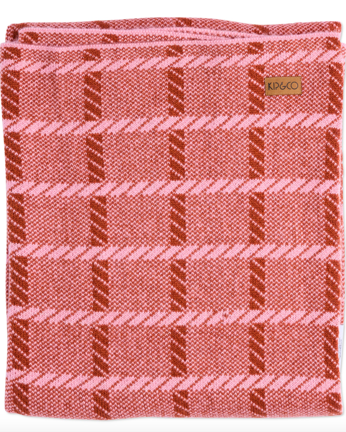 Creme Brulee Check Blanket