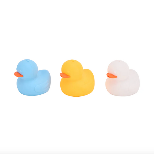 Silicone Squeezy Bath Toys - Ducks 3pc