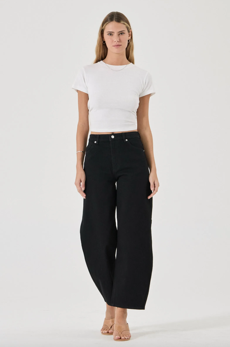 Gigi Barrel Jean - Forever Black