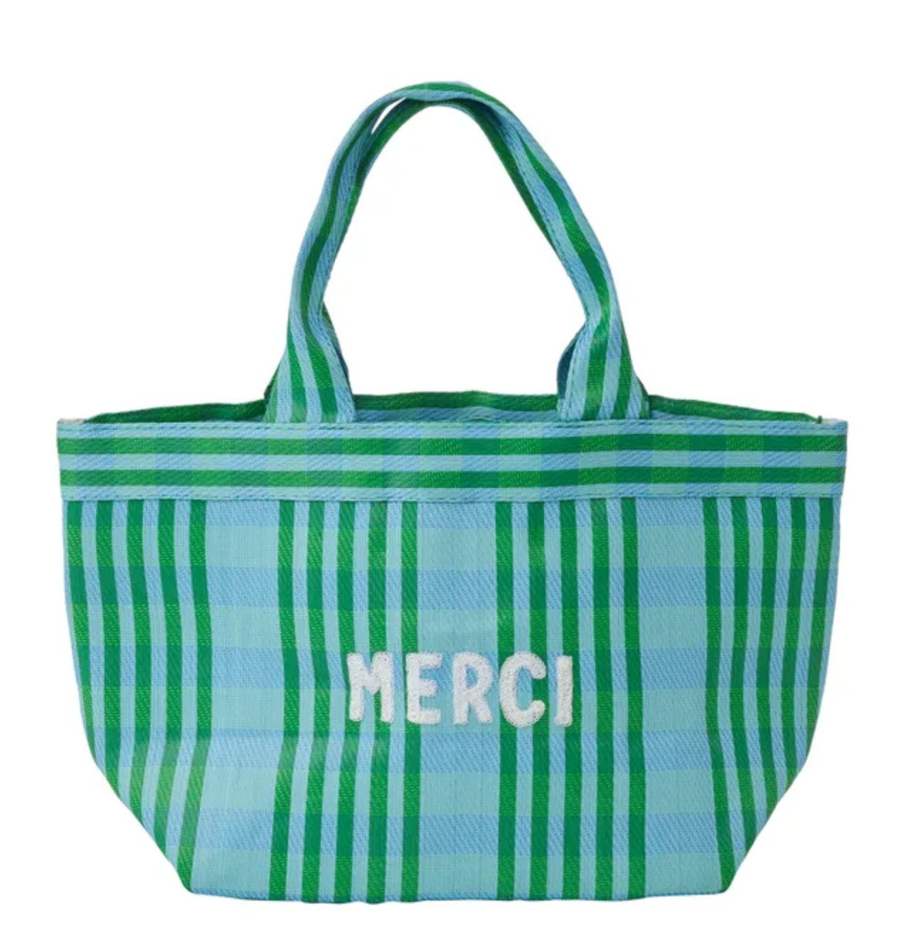 Merci Recycled Insulated Lunch Bag Tote - Green