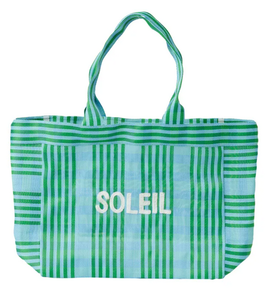 Soleil Recycled Tote Large - Green