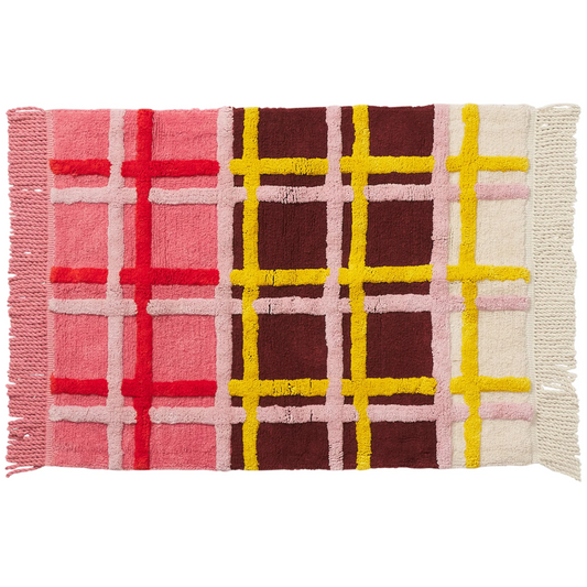 Karina Bath Mat - Rosewood