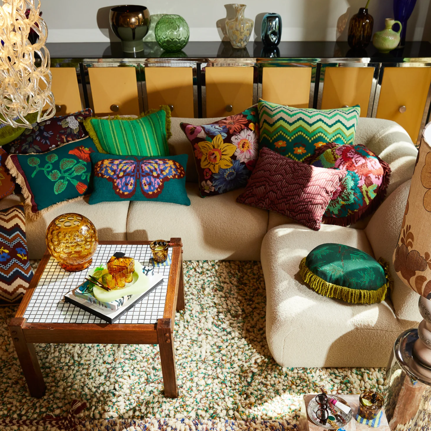 Maria Embroidered Cushion