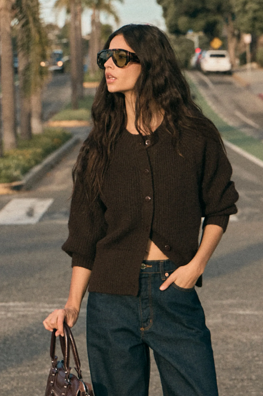 Duchess Cardigan - Chocolate