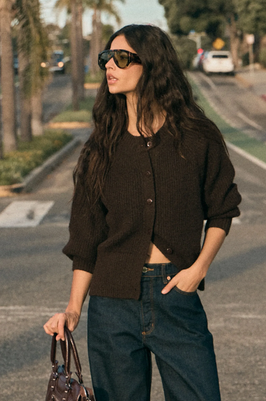 Duchess Cardigan - Chocolate