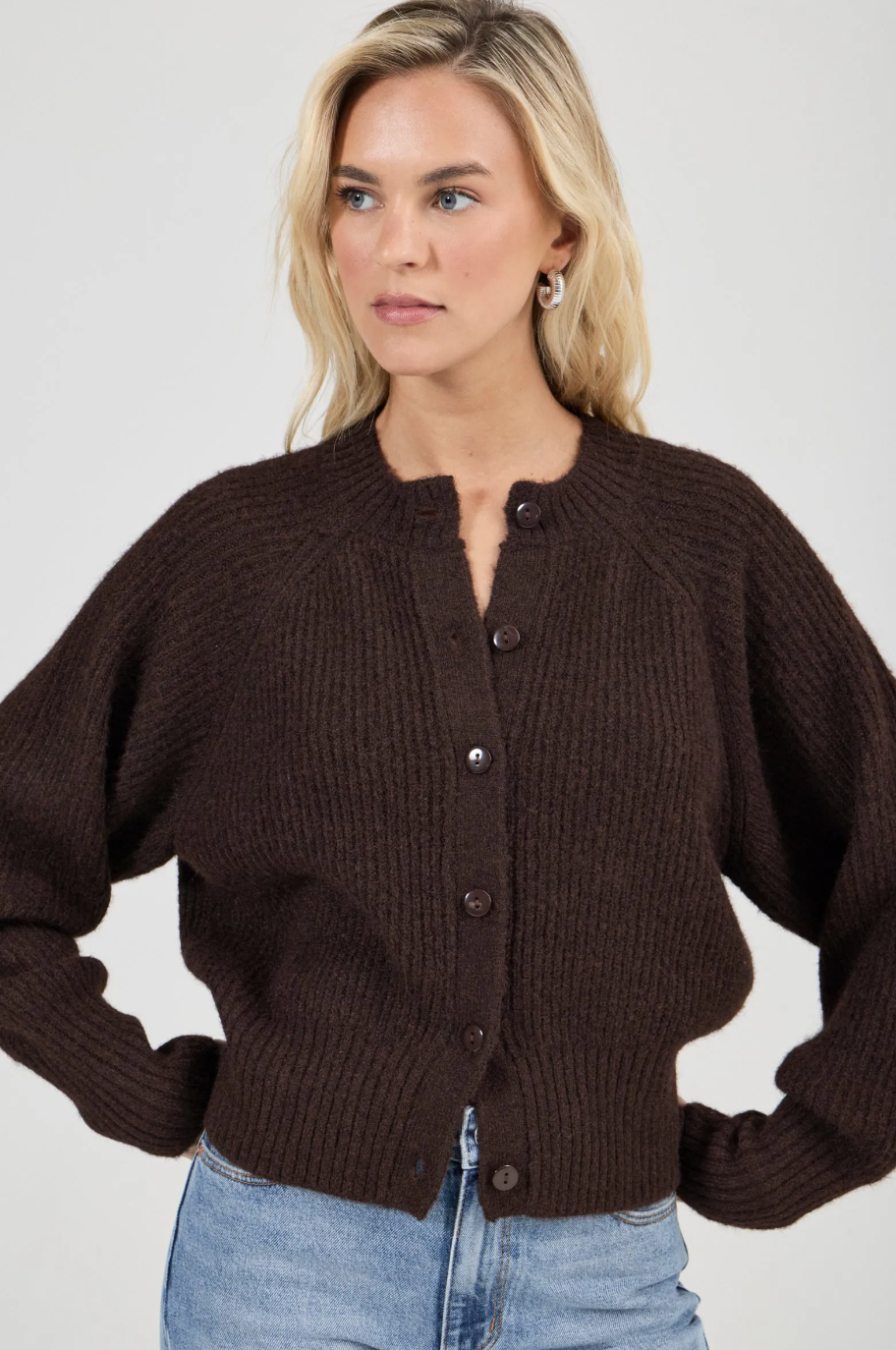 Duchess Cardigan - Chocolate