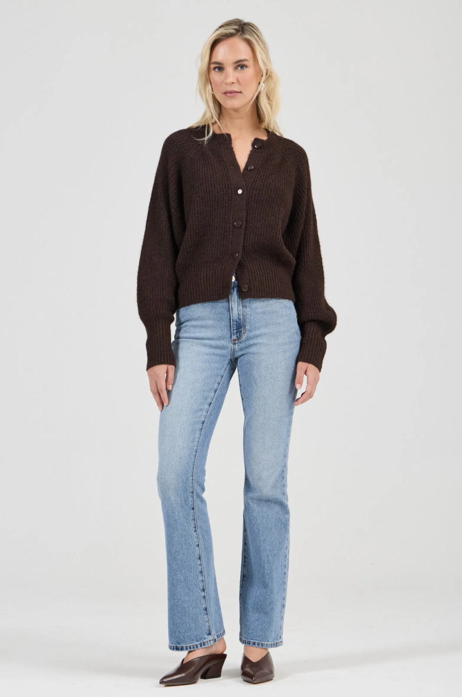 Duchess Cardigan - Chocolate