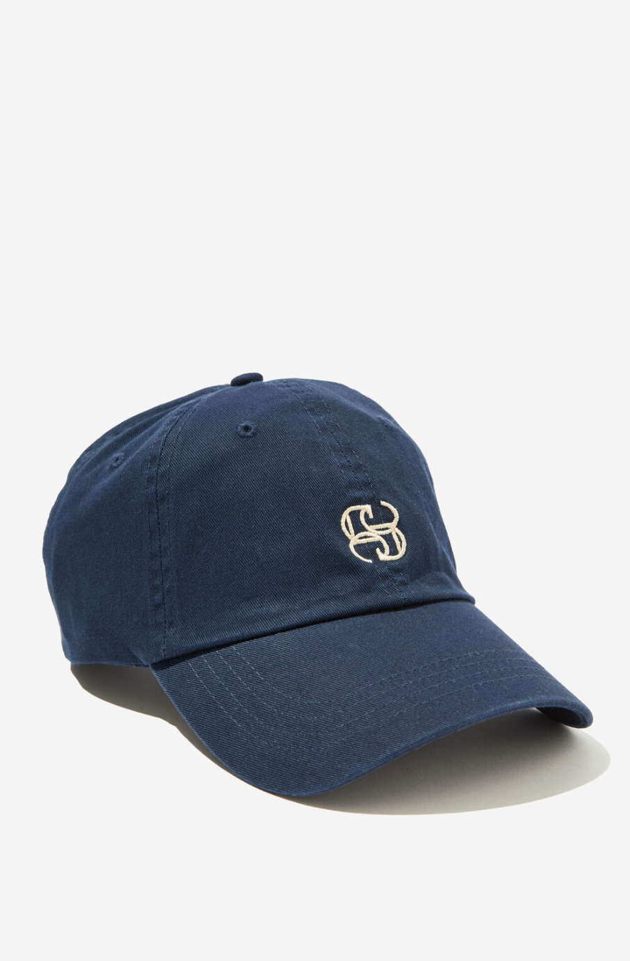 Pip Everyday Cap - Navy Ecru Stitch