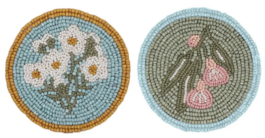 Madge Beaded Coasters - Set of 2